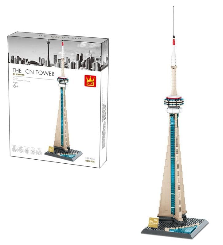 WANGE Architecture model to build with building blocks. Canada National Tower - Image 4