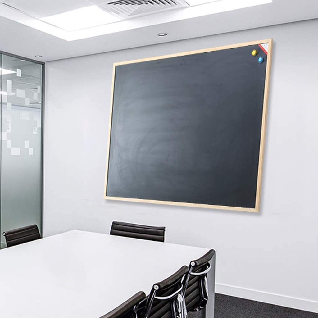 Habiba Doodle-Board Zeichenbrett Kinder Einseitiges Nachrichtenbrett Holzrahmen Magnetische Schreibtafel Geeignet für Büro und Schule Nützlich