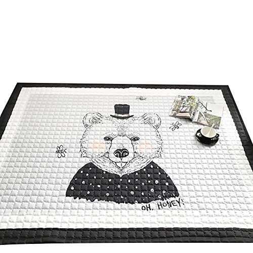 Eveil Et Jouets Dittzz Tapis De Jeu Pour Bebe Grand Tapis De Sol Pour Bebe Ramper Tapis Deveil Pliable Impermeable 0 X 180 X 1 Cm Bebe Et Puericulture Lpe Electronics De