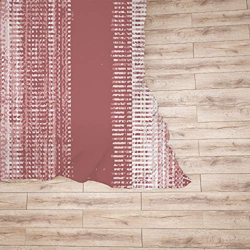 Parure de lit haut de gamme avec tissage à rayures, housse de couette durable