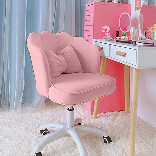 Chaise de bureau en velours et rembourrée pour le travail à domicile