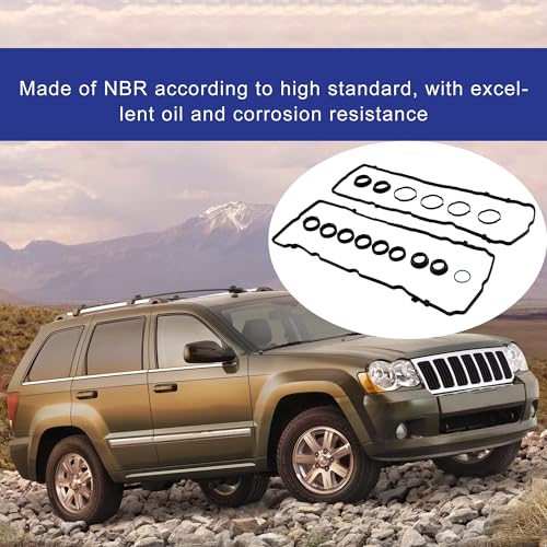Image of VC1184G Engine Valve Cover Gasket Set Fit for Dodge Durango 2016-2022, Jeep Gladiator Grand Cherokee Wrangler, Chrysler Pacifica Voyager, RAM 1500 3.6L V6 2019-2022, OEM VS50919