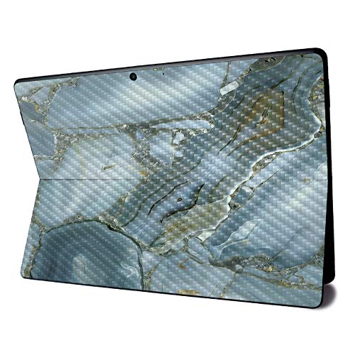 Image of MightySkins Carbon Fiber Skin for Microsoft Surface Pro X - Crystal Rock | Textured Carbon Fiber Finish | Easy to Apply, Remove, and Change Styles | Made in The USA