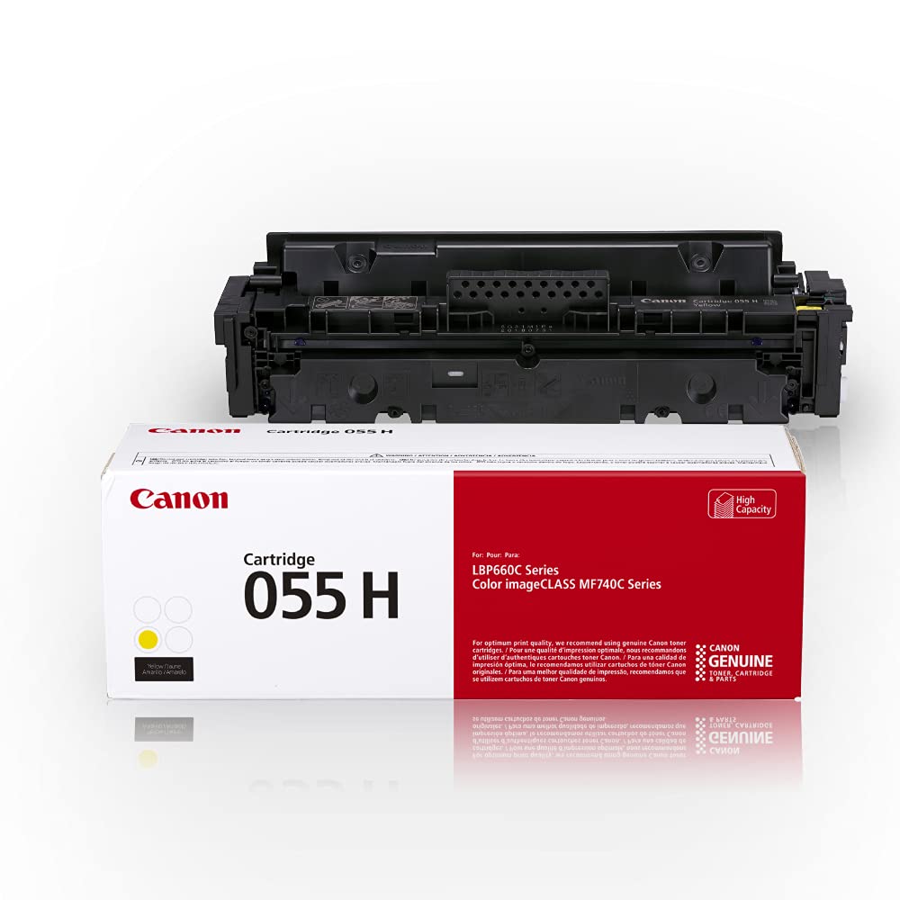 Canon Genuine Toner, Cartridge 055 Yellow, High Capacity (3017C001) 1