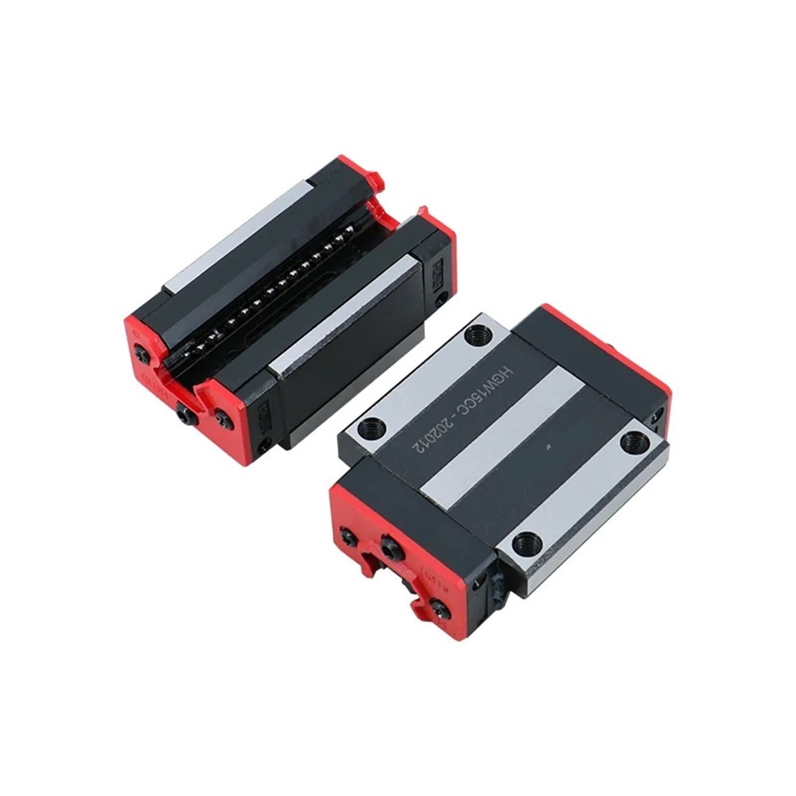 Lot de 4 blocs de guidage linéaire en acier HGH15CA HGW15CC HGH20CA HGW20CC
