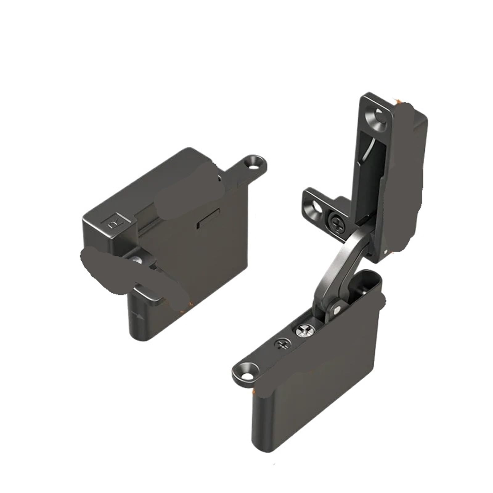 1pcs 25KG Glass Door Hinges Adjustable Invisible Hidden Hinges