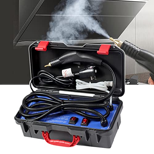 Pulitore A Vapore Elettrico Portatile ZQ20 - Ad Alta Pressione E Temperatura Per Cucina, Auto, Condizionatori - Con Accessori E Valigetta Metallica - 2
