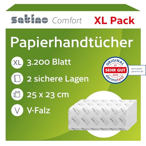 Satino Comfort XL Papierhandtücher, 3.200 Blatt