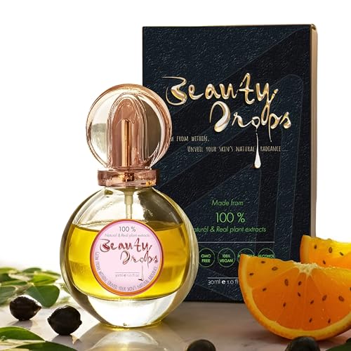 JAYAM Beauty Drops – Luxurious Moringa & Sweet Orange Seed Facial Elixir | Brightening, Anti-Aging & Deeply Nourishing Blend with Rare Moringa Root | Improves Skin Tones, Fine Lines & Wrinkles