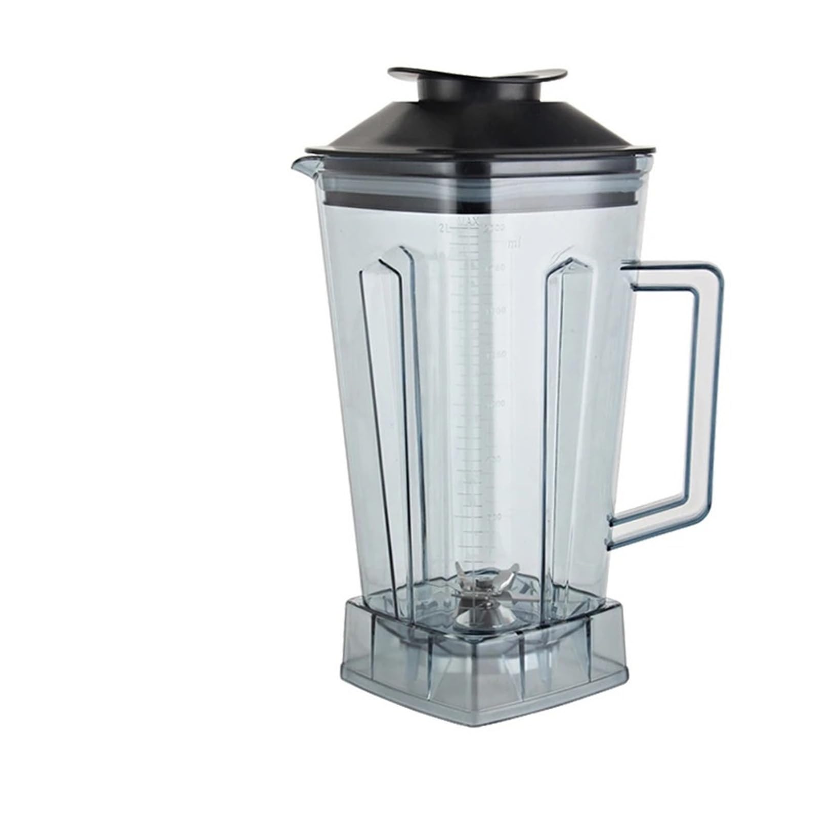 Piatrato Blender Jar Pitcher Cup 2L | Con Lama E Coperchio Per Smoothie A Denti Ricambi Di Ricambio Del Mixer Commerciale