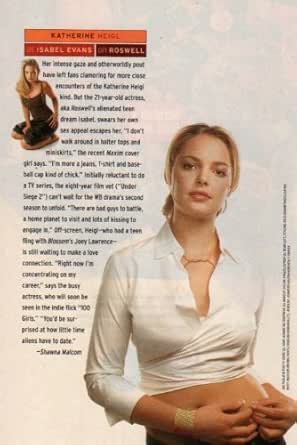 Katherine Heigel Original Clipping Magazine Photo 1page 5x7 #Z4727 at