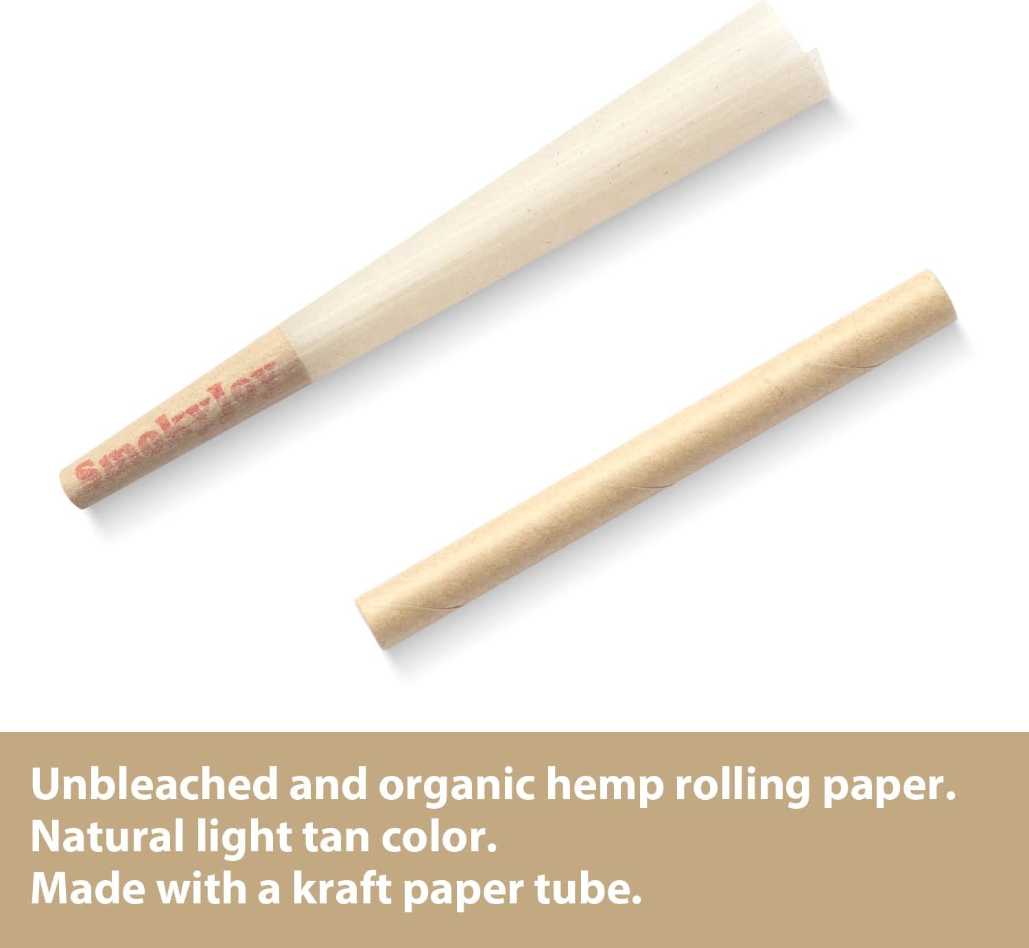 1 1/4 Size Cones - Pre Rolling Rolled Preroll Pre Rolls Papers Cone - Cones with Filter Tips and Packing Tubes Included