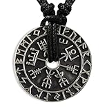 Compact and Comfortable: With a 1.3in nordic viking jewelry for men and a 24in chain, it’s easy to wear all day on special occasions. The mens necklace size is ideal for both subtlety and statement Hugh-Quality Material: Crafted from durable zinc all...