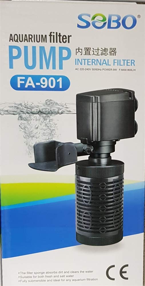 FA-901 İç Akvaryum Filtresi 9W, 800 L/Saat
