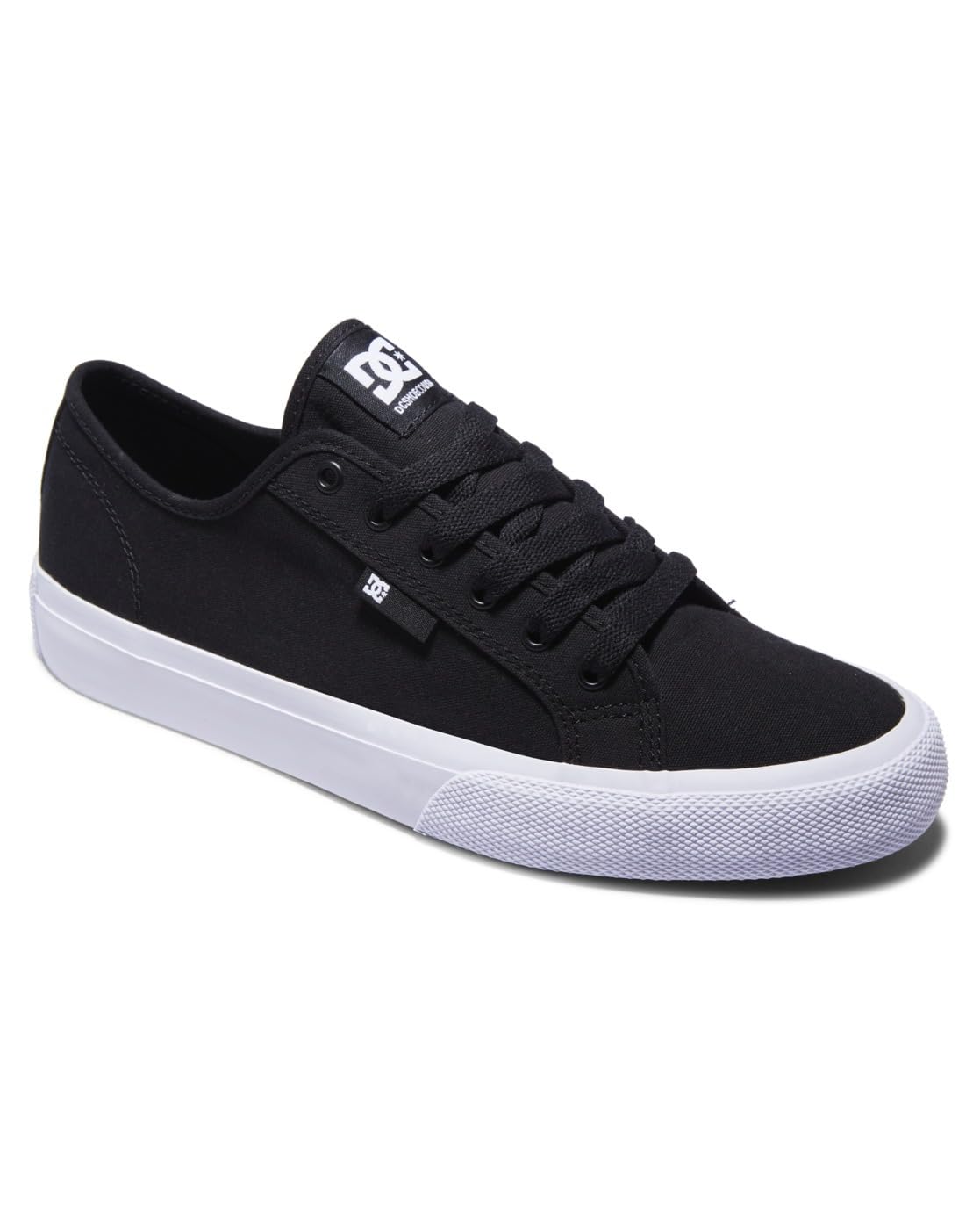 DC Shoes Men's Manual-für Herren Sneaker, Black/White, 12 UK