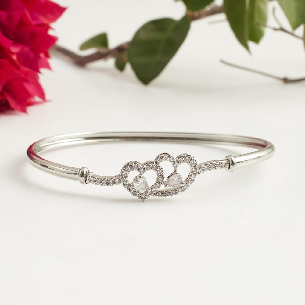 Elegance Zircon Bracelet with Wristband Style