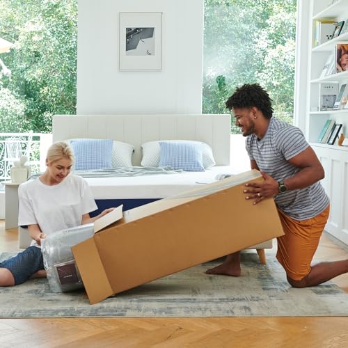 Molblly Matratze 140x200 18CM dick High Density Memory Foam, Soft Surface Fabric, Perfect Ultra...