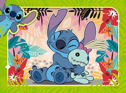 Ravensburger Puzzle Enfant 4 en 1 Puzzles évolutifs Disney Stitch Garçon ou Fille à partir de Puzzle de qualité supérieure fabriqué en Europe 12001069 - vue 5