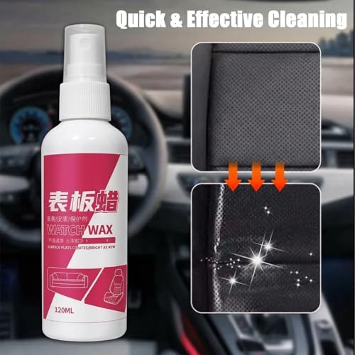 Cera en spray para cuidado y brillo de tablero de auto, paquete x3 miniatura 5