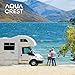 AQUA CREST RV Water Filter, RV Inline Hose Water Filter, Garden and Camper Water Filter, NSF Certified, Greatly Reduces Chlorine, Bad Taste, Odor, 2 Pack New Label Design