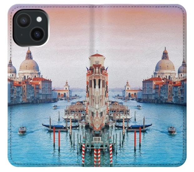 Étui en cuir iPhone 15 style Venise : élégance et protection premium