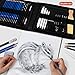 Shuttle Art Sketching and Drawing Pencils Set, 37-Piece Professional Sketch Pencils Set in Zipper Carry Case, Drawing Kit Art Supplies with Graphite Charcoal Sticks Tool Sketch book for Adults Kids