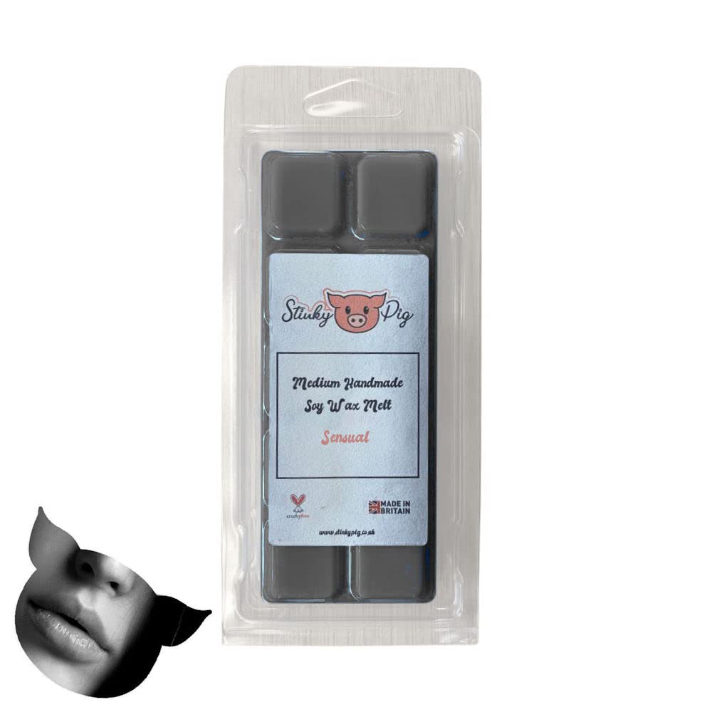Medium Wax MELT Clamshell BAR - Snap Tart Handcrafted Soy Wax Vegan Long Lasting Highly Scented Handmade Wax Melts (Sensual)