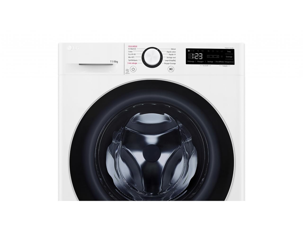 Lave linge séchant Lg Lave linge sechant F164R51WRS