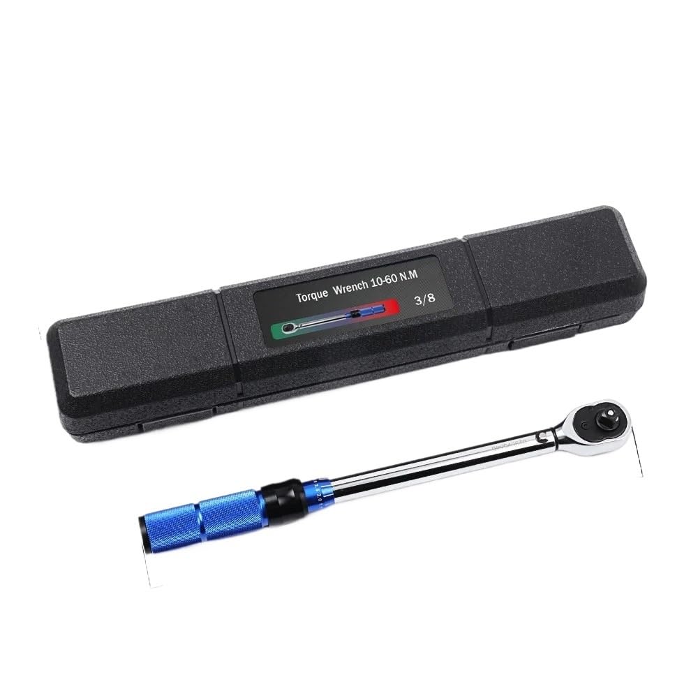 EWsdsfs 10-60Nm Torque Wrench 3/8 Inch Drive High Precision Bicycle Automotive Adjustable Professional Repair Tool for BIK