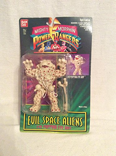 Mighty Morphin Power Rangers Evil Space Aliens EYE POPPING EYE GUY Action Figure. New in Package.
