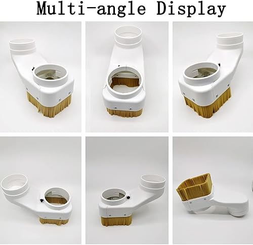 Miniatura 6 de Zapato de polvo CNC, 3.937 in (3.94 pulgadas), blanco