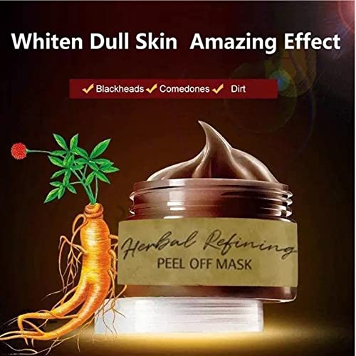 Crivery 2Pcs Pro-Herbal Refining Peel-Off Facial Mask, 2023 New Cleansing Blackhead Remover Masks, Face Mask Skin Care Peel-Off, Tearing Pores Shrink Skin Care #TOP2
