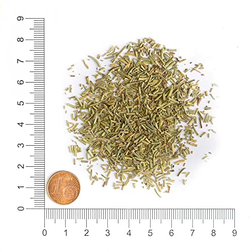 Krauterie Rosmarin Hund, Einzelfuttermittel für Hunde (100 g), Rosmarinblätter Geschnitten in Spitzenqualität