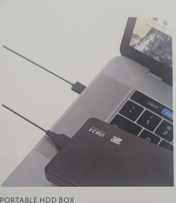 Hard Disk Esterno 2,5" 500GB Ultra Slim Portatile USB3.0 SATA HDD Storage per PC, TV e qualsiasi altro dispositivo con presa USB 2 è superiore
