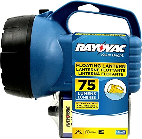 Rayovac Floating Lantern Economy Krypton Bulb 6 V Heavy Duty Assorted Colors