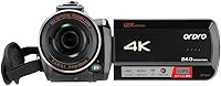 Vista 2 de ORDRO Videocámara con Zoom Óptico para Transmisión en Vivo UHD 4K, AC5 Plus, Cámara para Vlogging de YouTube, Pantalla Táctil Giratoria, Anti-Shake