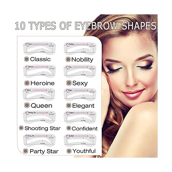 Shxiuminy-Eyebrow-Stamp-and-Stencil-Kit-13-in-1-Eyebrow-Stamp-Shaping-Kit-Eyebrow-Powder-Stamp-Waterproof-Long-Lasting-Instantly-ColorLight-Brown Eyebrow Stamp and Stencil Kit-13 in 1 Eyebrow Stamp Shaping Kit Eyebrow Powder Stamp Waterproof Long Lasting Instantly Color(Light Brown)