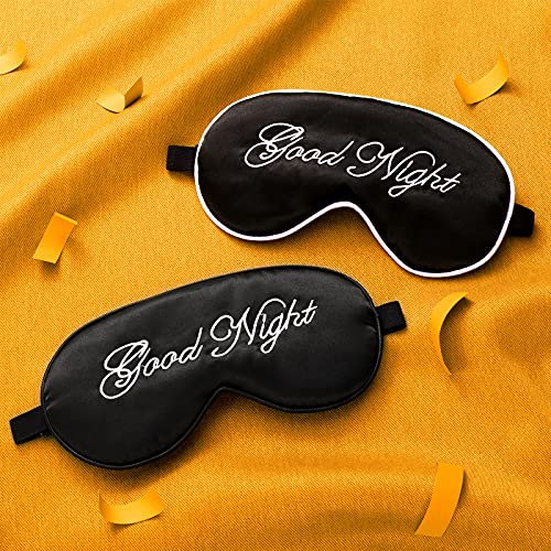 4 Pezzi Coperture per gli Occhi in Seta Benda per