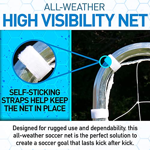 Franklin Sports Quick-Setup Steel Soccer Goal - 4' x 6' - Silver - image 4