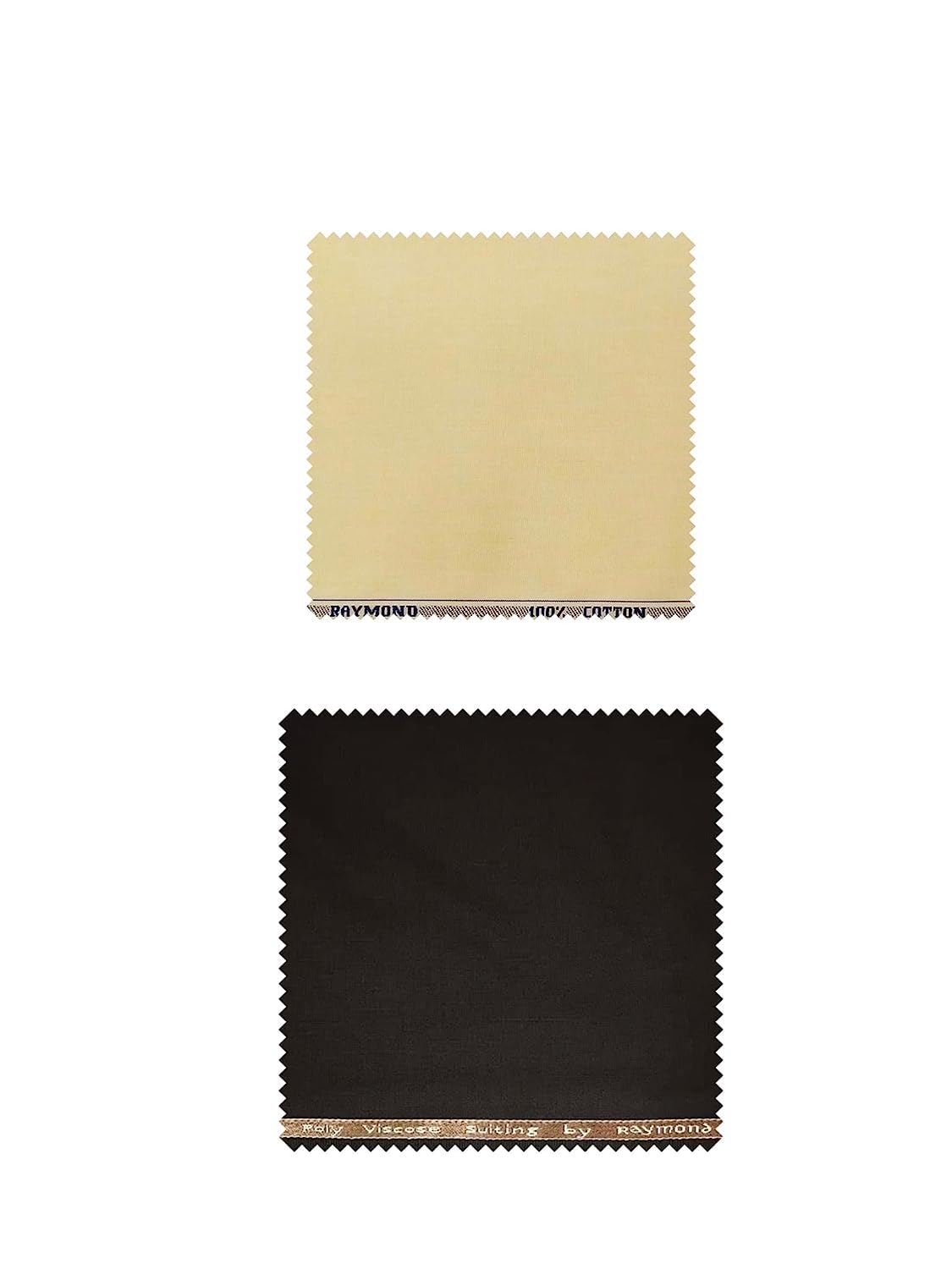 raymond Polyviscose Trouser- 100% Cotton Shirt Fabric Combo Box (Unstitched, All Weather Fabric, (BROWN PANT + YELLOW SHIRT)-picture-29