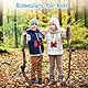 OSDUE Fernglas für Kinder, Spielzeug, Spielzeug, stoßfestes, für Jungen und Mädchen im Alter von 3–7Jahren, für Vogelbeobachtung, Jagen, Wandern, Geburtstagsgeschenke(Rot)