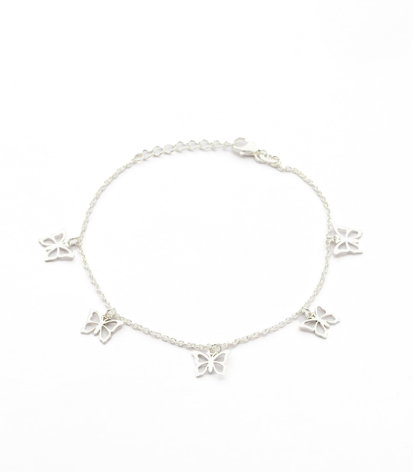 Gargi by P.N. Gadgil and Sons| 925 Sterling Silver | Dangling Charm Bracelet | Adjustable | Gift for Women and Girls | With Hallmark & 925 Stamp
