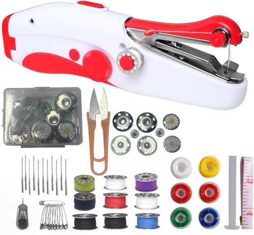 Mini Handheld Sewing Machine, Small Portable Electric Sewing Machine...