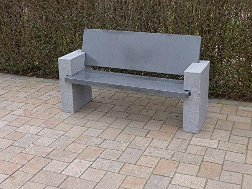 Steinbank Mit Lehne