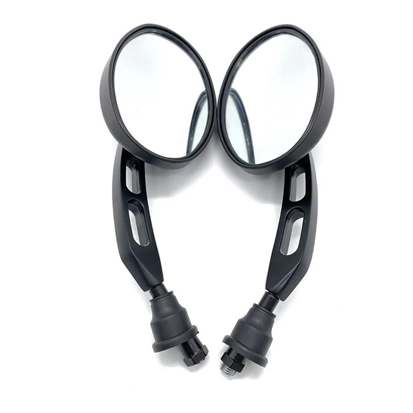 Espejo retrovisor universal cromado M8 M10 para rutas en moto