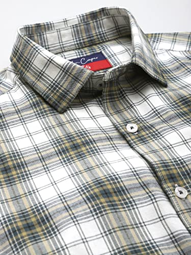 Image of Allen Cooper Checks Shirts for Men - 100% Cotton Comfort Fit Casual and Formal Shirt - Breathable, Soft, Classic Style (Multiple Colors)