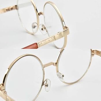 ブラウンラウンドフレーム　アンティークメガネ アウトレット価格]クラシカルな印象のラウンドフレーム/CLASSIC