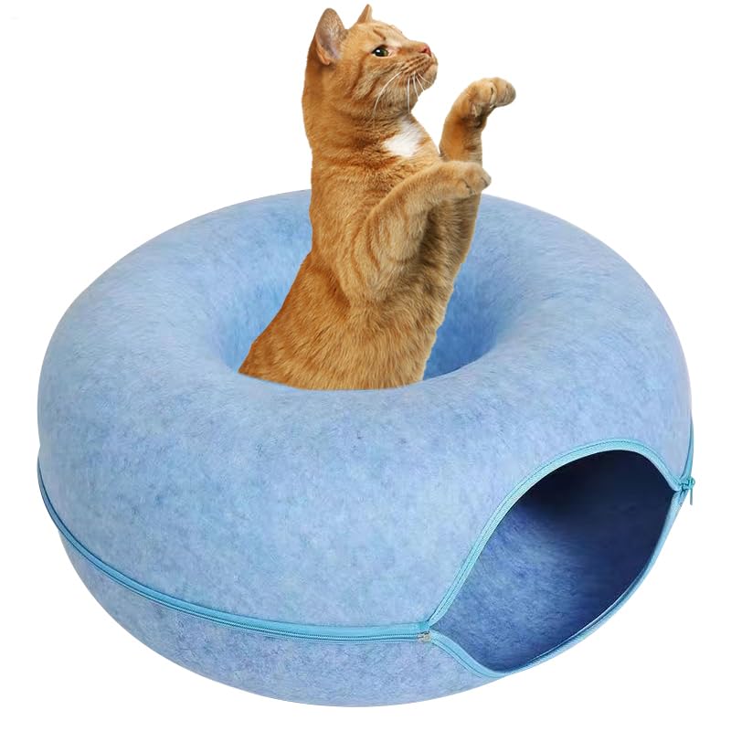 Lit tunnel pour chats résistant aux rayures pour protéger vos meubles