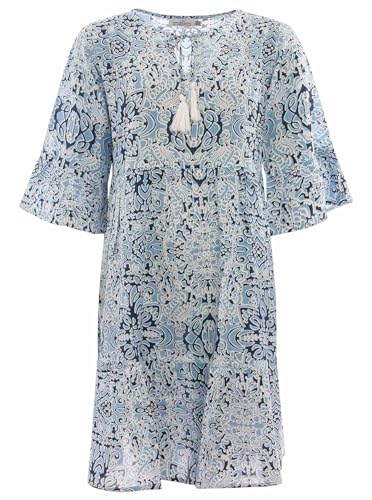 Robe d'été en viscose pour femme fluide et légère Zwillingsherz