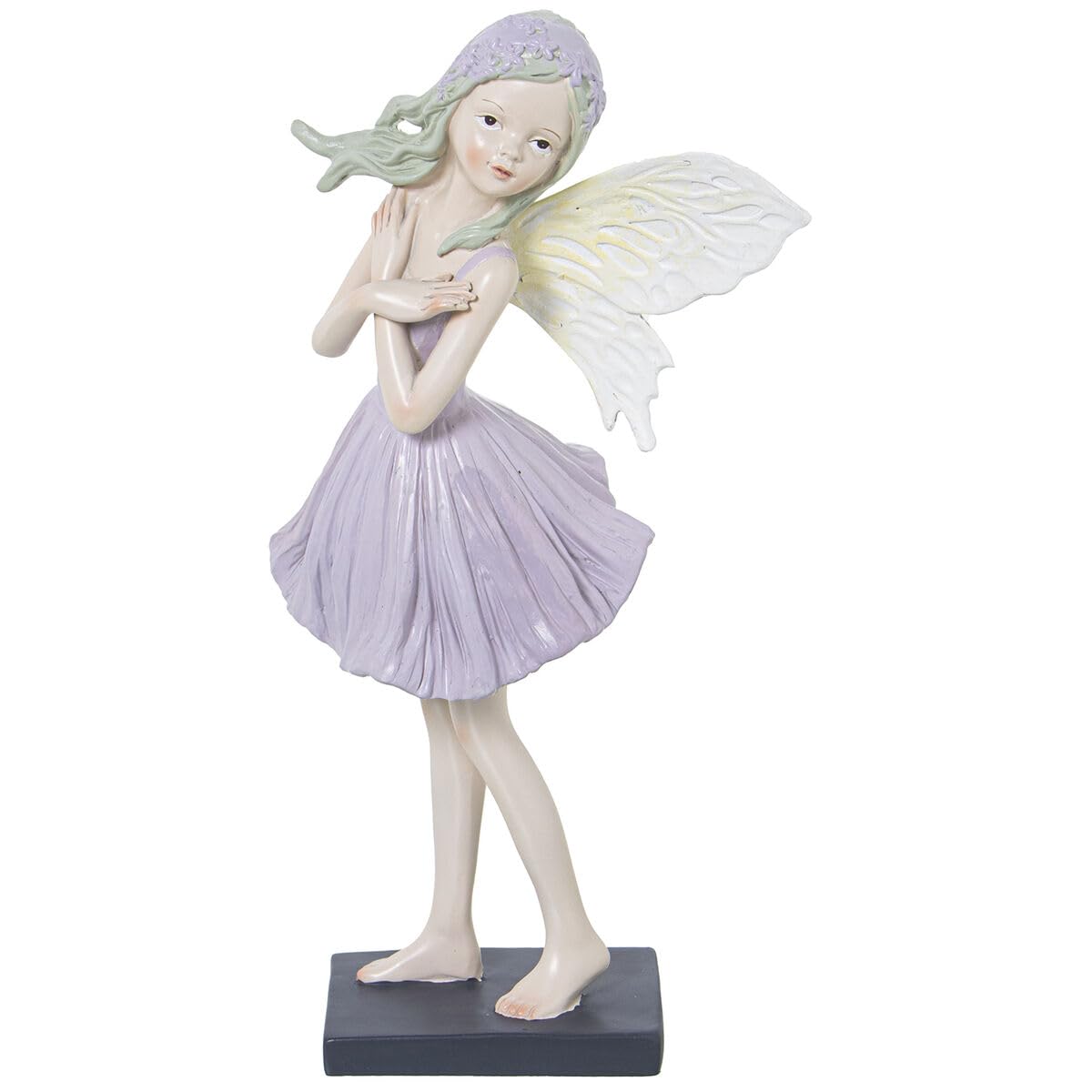 Alexandra House Living Decorative Figure Acrylic Plastic Melamine Fairy 12 x 13 x 26 cm